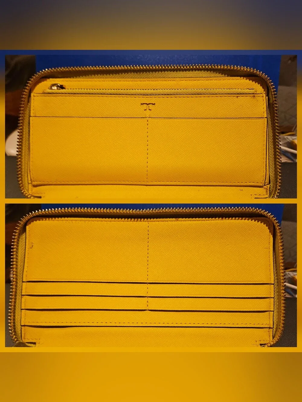 Tory Burch Emerson Wallet Canary Yellow